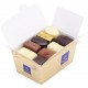 Leonidas - Coffret (Maison belge) et son ballotin de 250gr de chocolats - Leonidas Warneton (B)