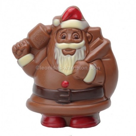 Leonidas - Père Noël en chocolat creux au lait (100gr) - Leonidas Warneton (B)