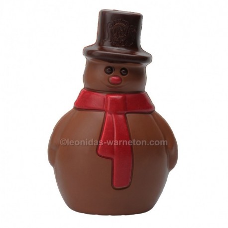 Leonidas - Bonhomme de neige en chocolat creux au lait (50gr) - Leonidas-Warneton (B)