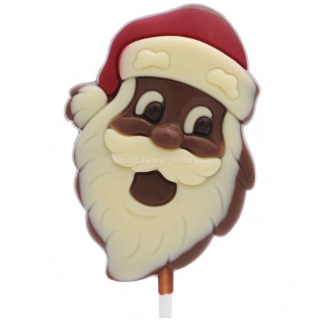 Leonidas - Sucette Père Noël en chocolat au lait - Leonidas Warneton (B)