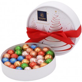 Leonidas Coffret rond Boules Noël (33 pcs)
