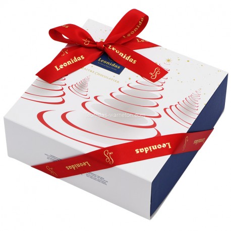 Leonidas - Coffret cadeau Santiago spécial Noël garni de 32 chocolats Leonidas assortis - Leonidas Warneton