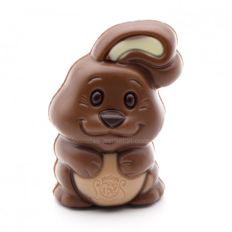 Leonidas - Lapin en chocolat au lait tricolore (25gr) - Leonidas Warneton (Belgique)