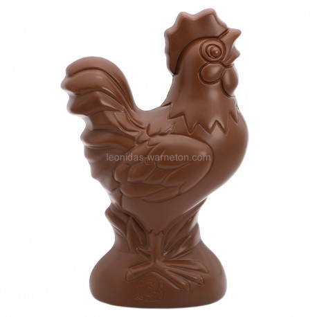 Leonidas - Coq en chocolat au lait (400gr) - Leonidas Warneton (B)