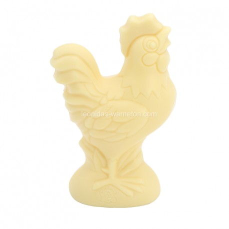 Leonidas - Figurine de Pâques - Coq en chocolat blanc (50gr) - Leonidas Warneton (B)