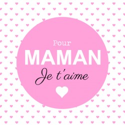 Leonidas - Carte Message "Pour Maman. Je t'aime" - Leonidas Warneton (Belgique)