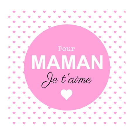 Leonidas - Carte Message "Pour Maman. Je t'aime" - Leonidas Warneton (Belgique)