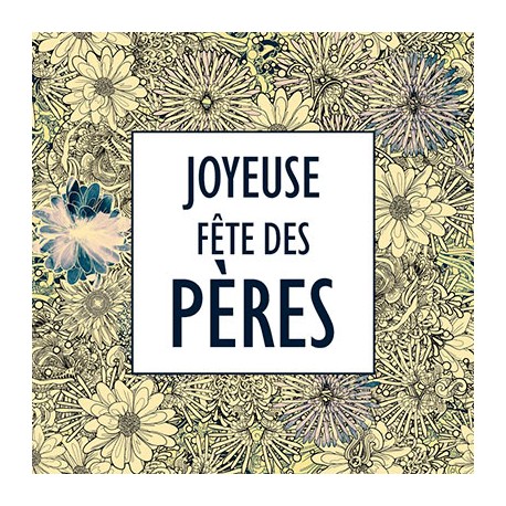 Carte "Joyeuse Fête des Pères" - Leonidas Warneton (Belgique)