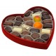 Leonidas - Coeur velours garni de 22 chocolats Leonidas - Leonidas Warneton