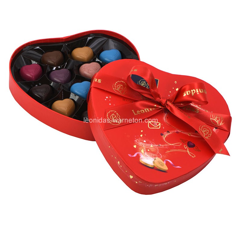 Coeur en chocolat - Boutique de chocolat D'lys couleurs