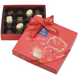 Leonidas - Coffret de Saint Valentin garni de 16 chocolats assortis - Leonidas Warneton (Belgique)