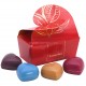 Leonidas - Mini ballotin St Valentin garni de 4 petits coeurs en chocolat - Leonidas Warneton (Belgique)
