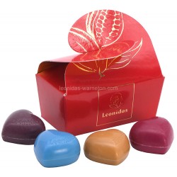 Leonidas St Valentin Mini ballotin Coeurs (4 pcs)