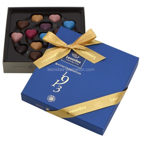 Boite de 25 chocolats - Livraison chocolat D'lys couleurs