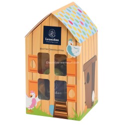 Leonidas - Boîte poulailler garni de petits oeufs de Pâques (250gr) - Leonidas Warneton (Belgique)