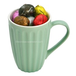 Mug Vert Menthe et 20 petits oeufs de Pâques