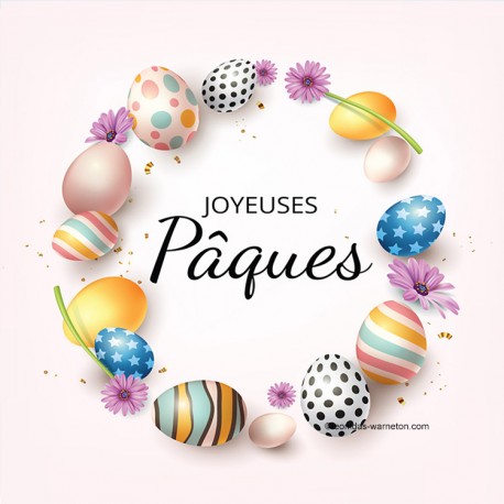 Carte de souhait Joyeuses Pâques