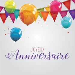 Carte Joyeux Anniversaire