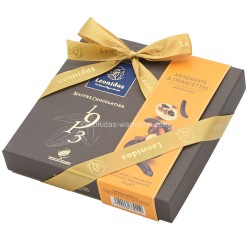 Leonidas Coffret Cadeau garni de 200gr Orangettes et de 200gr Mendiants - Leonidas Warneton (Belgique)