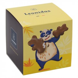 Leonidas Warneton (B) - Cube Panda Kids garni de 8 oursons guimauve lait (210 gr)