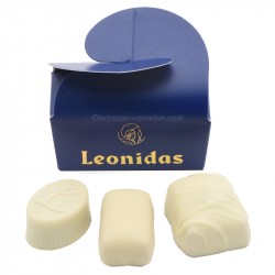 Leonidas - Mini ballotin de 3 chocolats blancs - Leonidas Warneton (Belgique)