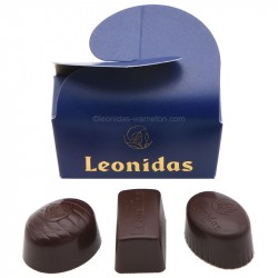 Leonidas Mini ballotin 3 chocolats noirs