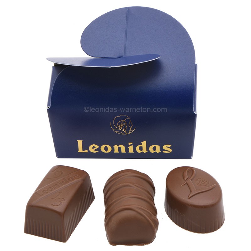 Leonidas Mini ballotin 3 chocolats au lait - B-LYS SRL (Leonidas Warneton)