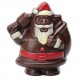 Leonidas - Père Noël en chocolat creux noir (100gr) - Leonidas Warneton (B)