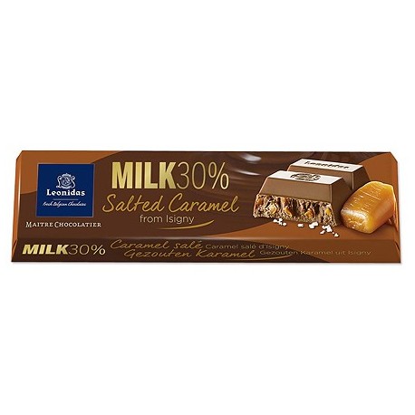 Leonidas - Bâton de chocolat au lait au caramel au beurre salé  (50gr) - Leonidas Warneton (Belgique)