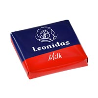 Leonidas - Chocolat au lait - Napolitain en chocolat au lait - Leonidas Warneton (B)