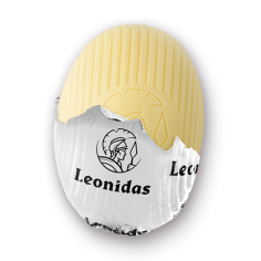 Leonidas - Petit oeuf en chocolat blanc -  Leonidas Warneton (Belgique)