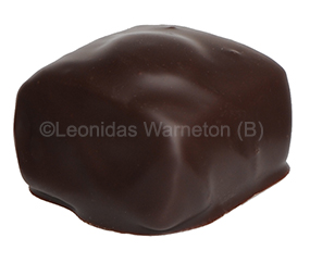 Leonidas - Guimauves (marschmallows) saveur framboise enrobées de chocolat noir - Leonidas Warneton (Belgique)