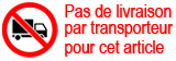 Pas de livraison par transporteur
