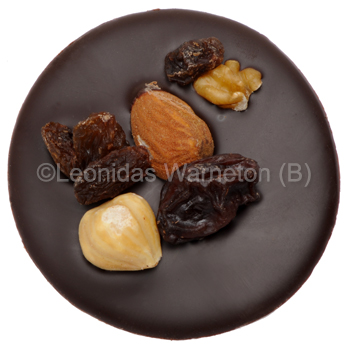 Mendiant Leonidas - Chocolat noir - Leonidas Warneton (Belgique)