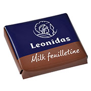 Leonidas - Napolitain en chocolat au lait Feuilletine - LEonidas Warneton (B)