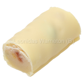 Leonidas - Bûche massepain Tutti Frutti Blanc - Leonidas Warneton (Belgique)