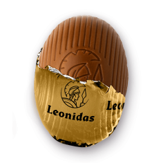 Leonidas- Praliné - Petit oeuf biscuit - Leonidas Warneton (Belgique)