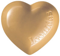 St Valentin 2020 chez Leonidas - Petit coeur dulce de leche=